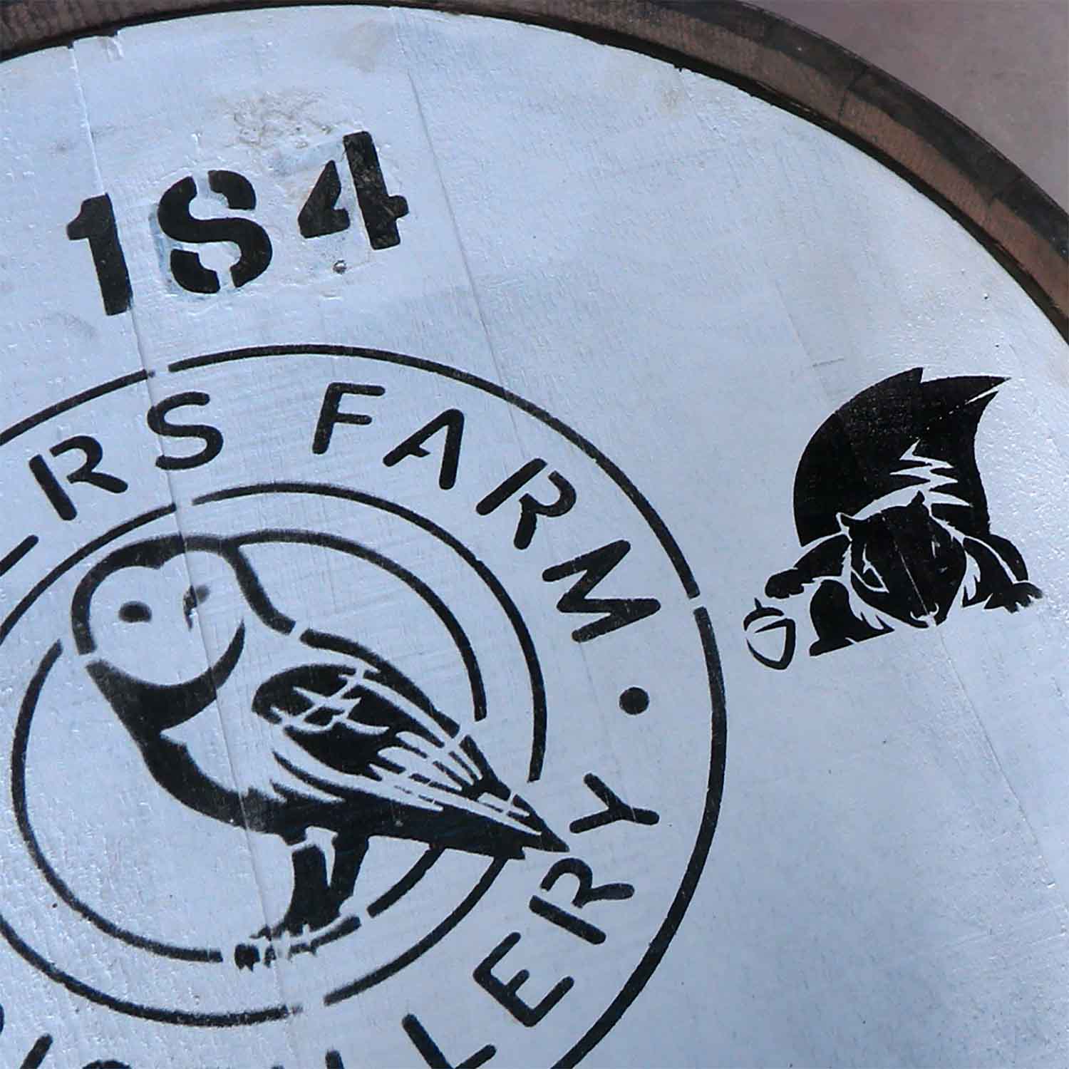 BSD logo on barrel