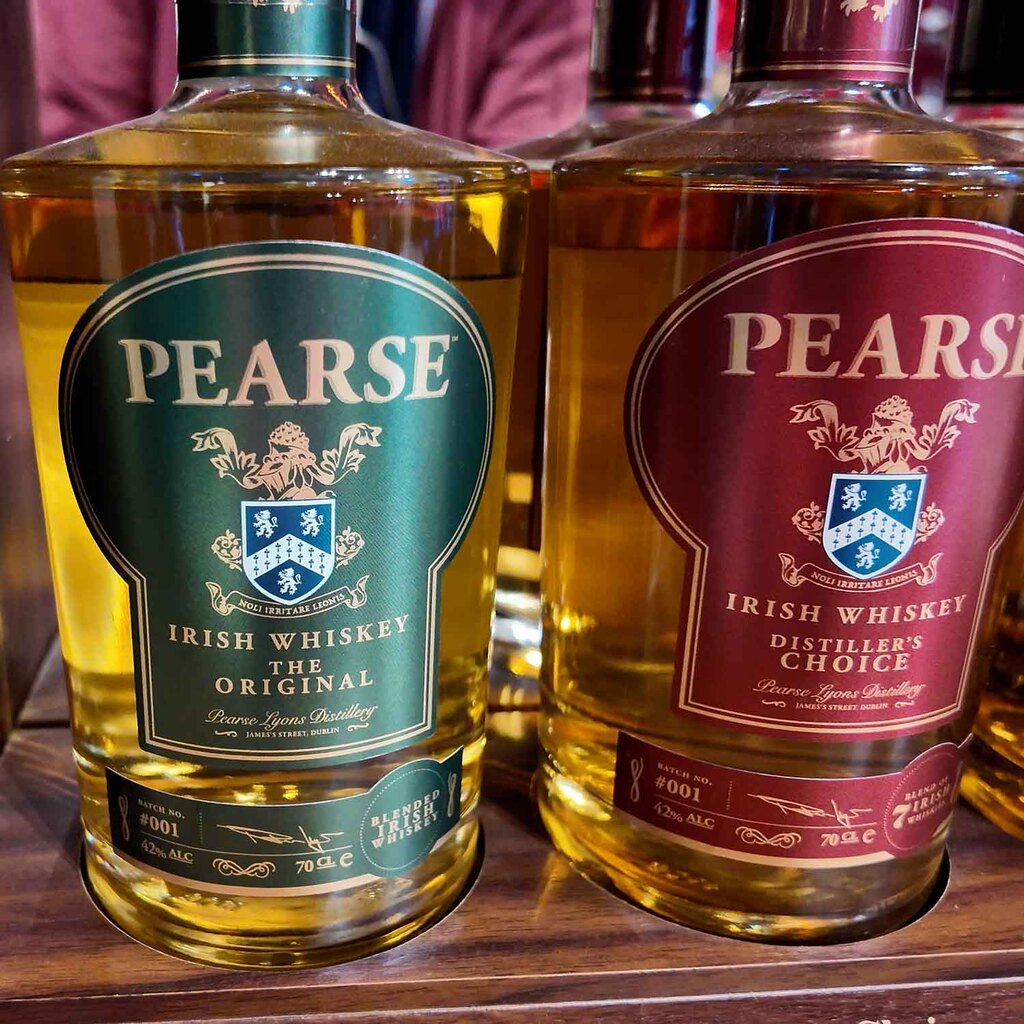 whiskey bottles